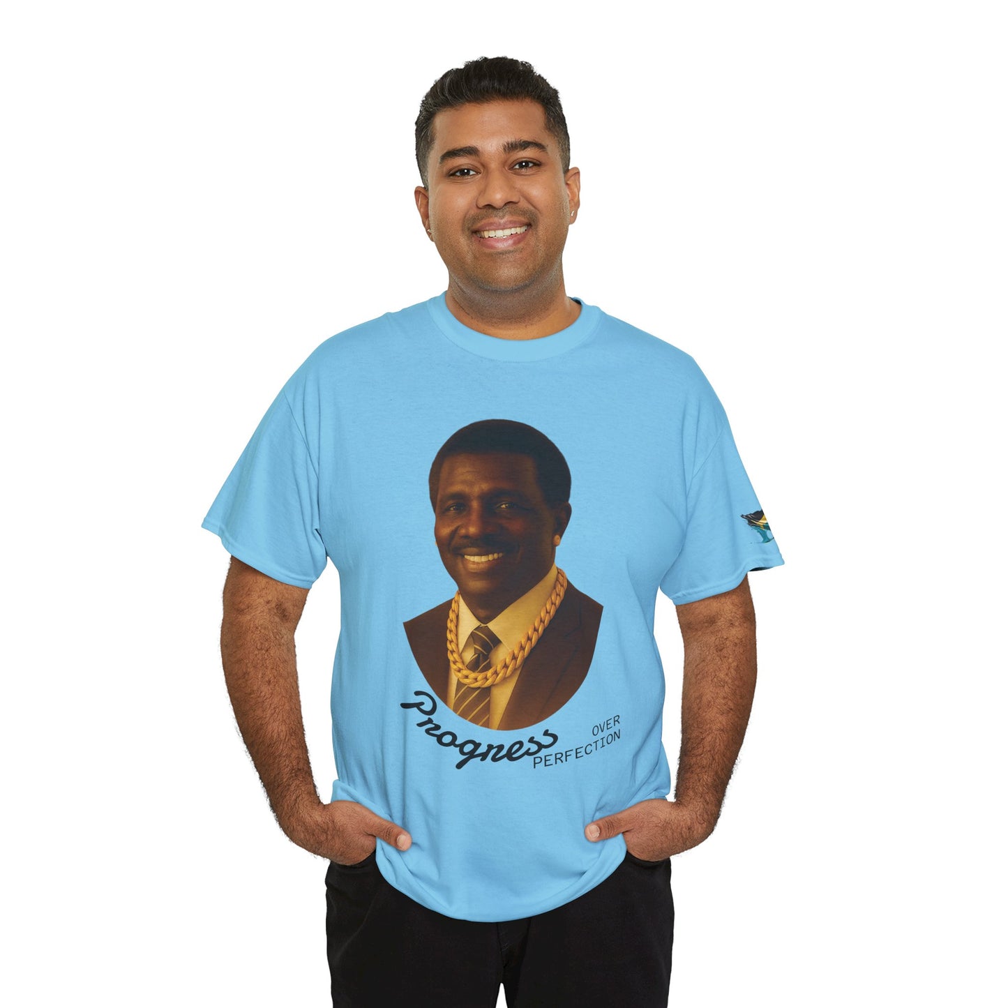 Progress Over Perfection Tee – Real Wybe King Edition