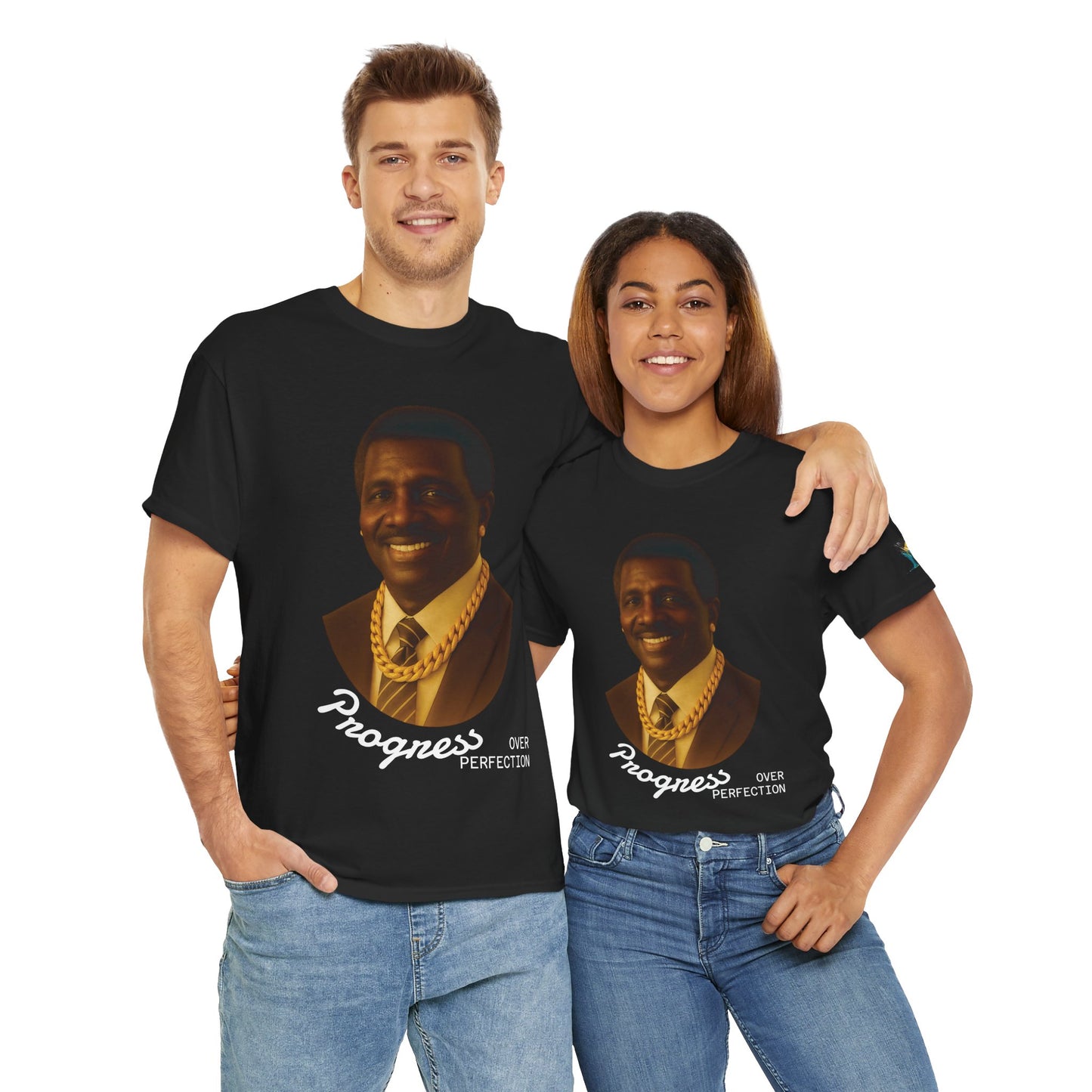 Progress Over Perfection Tee – Real Wybe King Edition