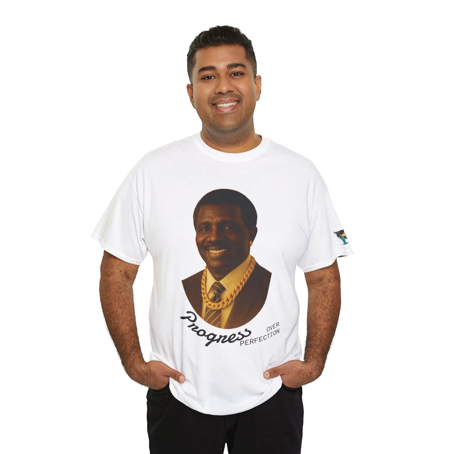 Progress Over Perfection Tee – Real Wybe King Edition