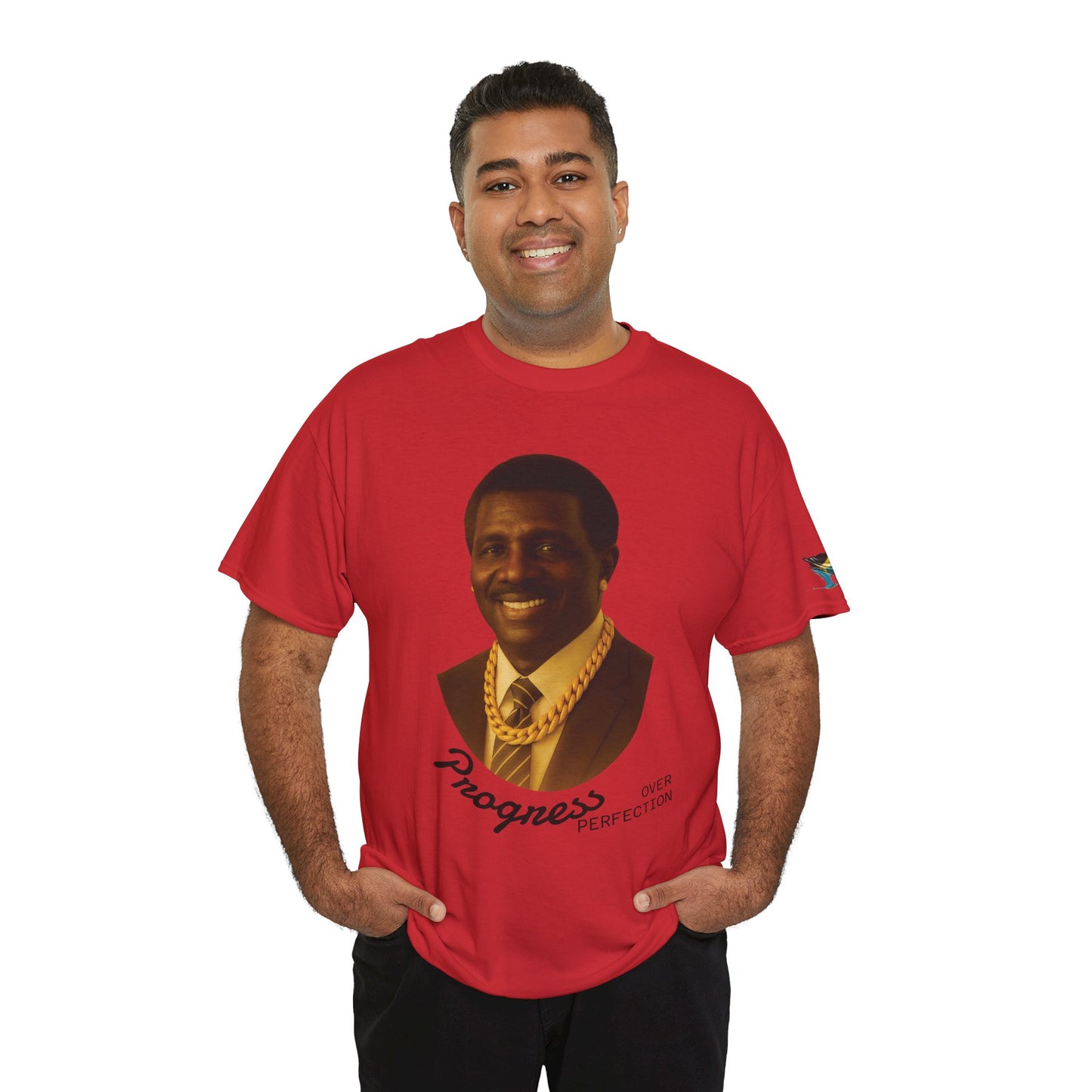 Progress Over Perfection Tee – Real Wybe King Edition