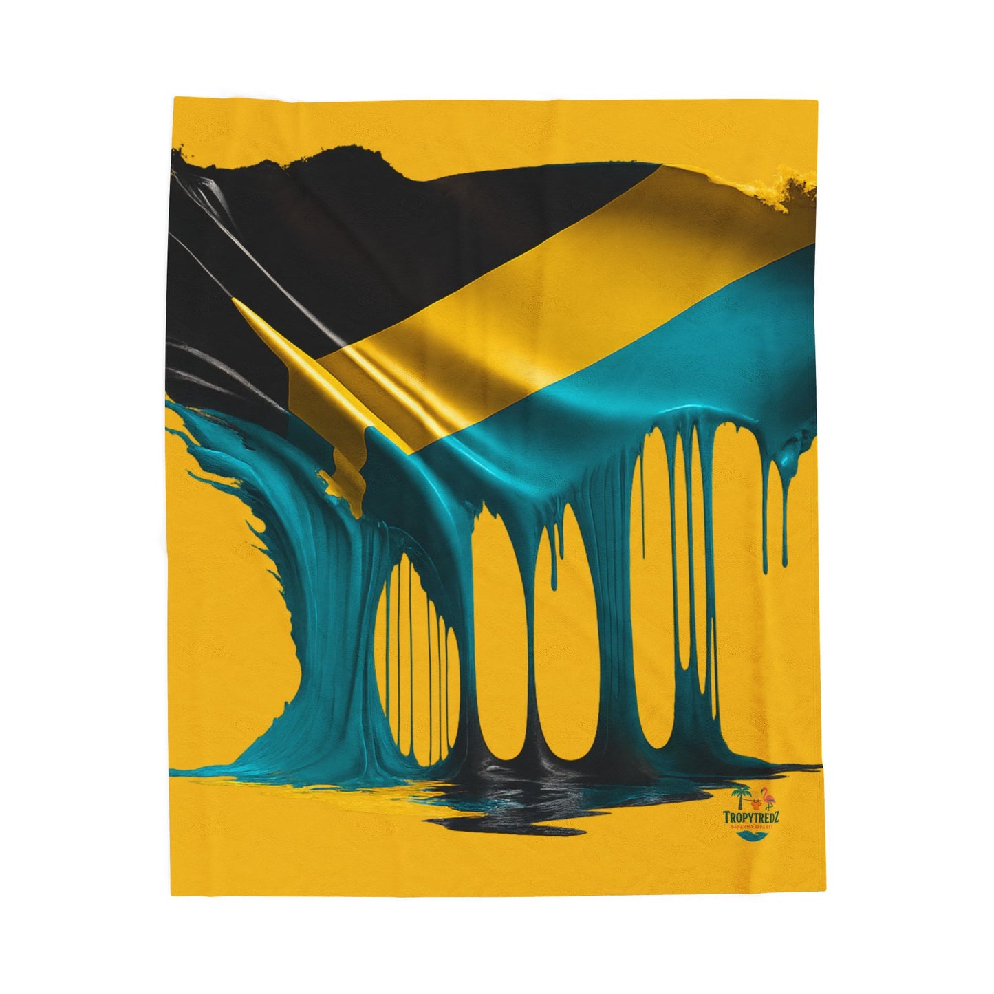 Bahamian Pride Comforter – Ocean Wave Edition