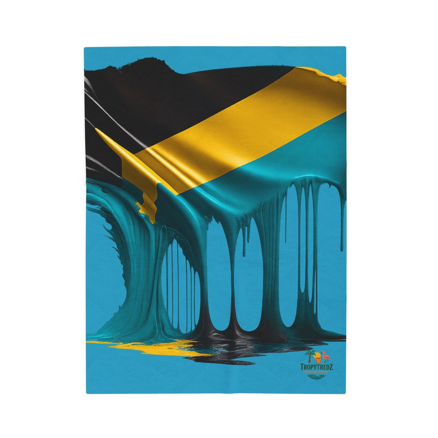 Bahamian Pride Comforter – Ocean Wave Edition