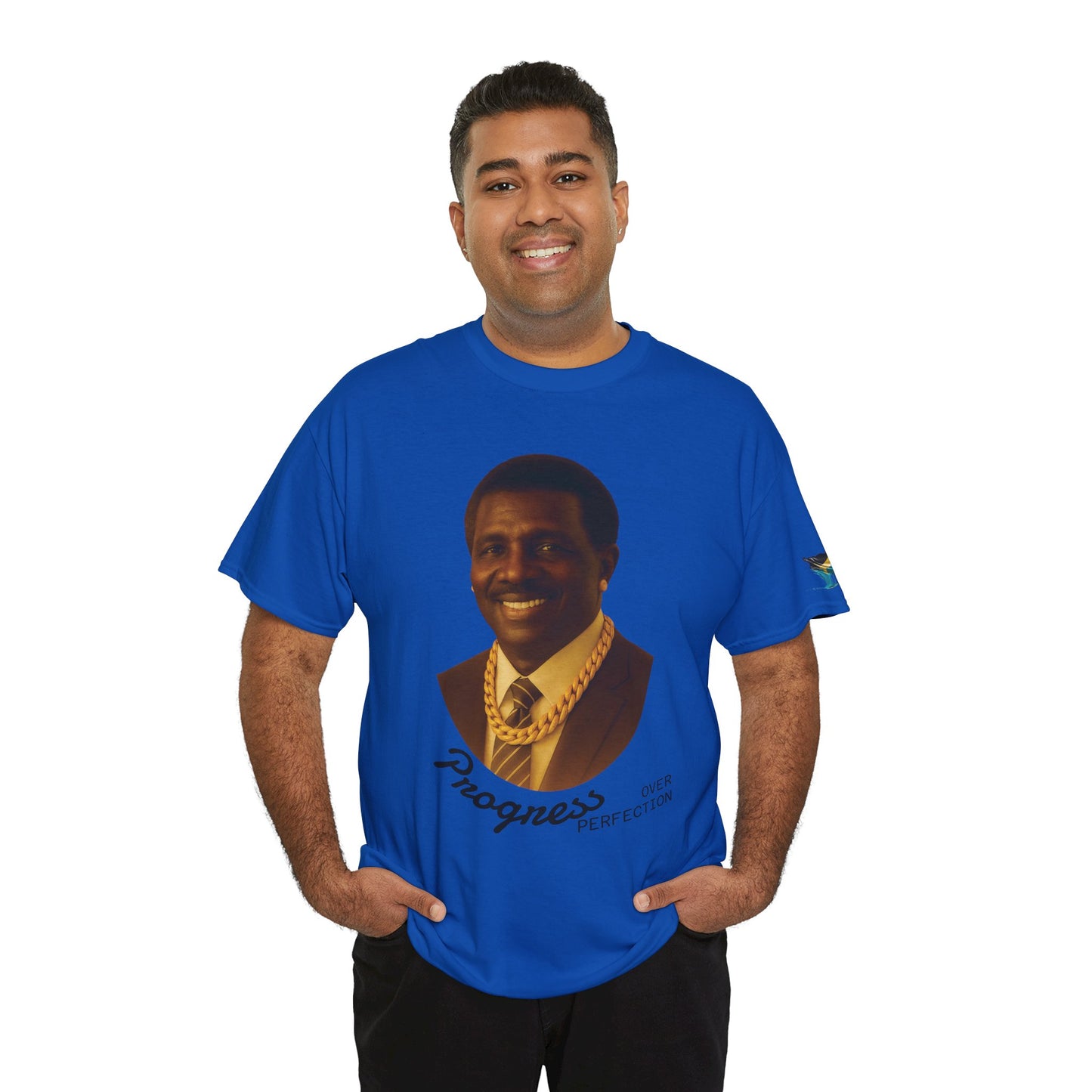 Progress Over Perfection Tee – Real Wybe King Edition