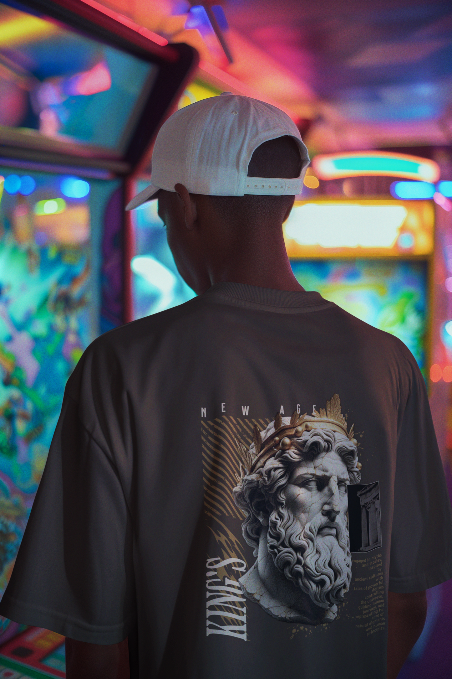 “New Age King” Streetwear Graphic Tee