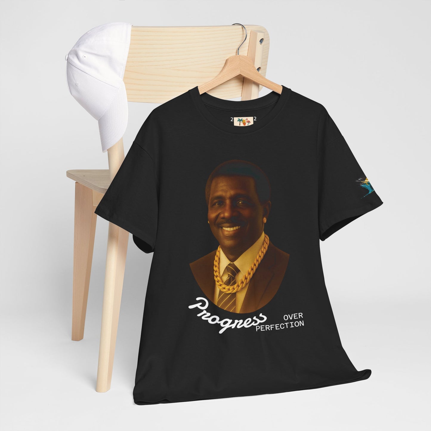 Progress Over Perfection Tee – Real Wybe King Edition