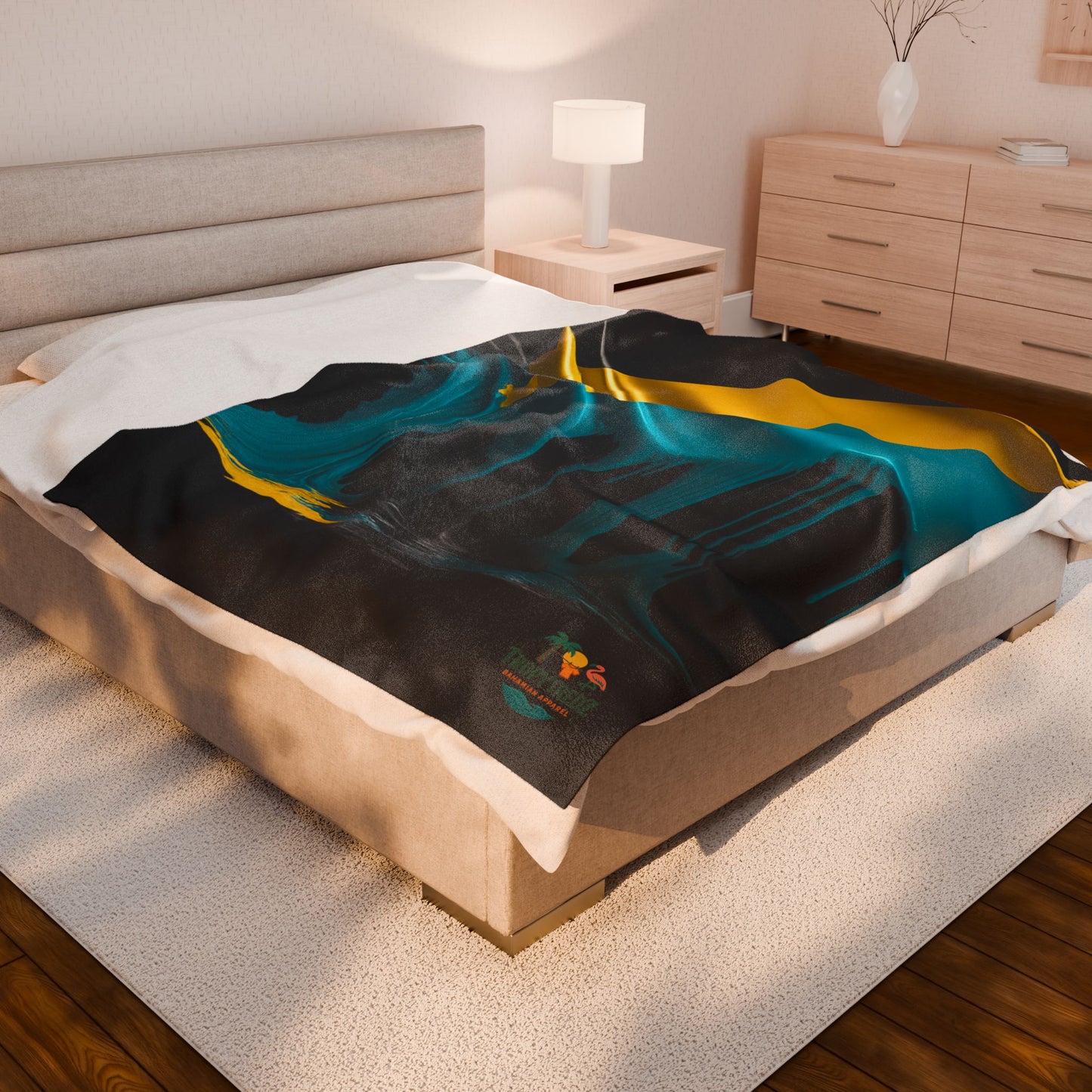 Bahamian Pride Comforter – Ocean Wave Edition