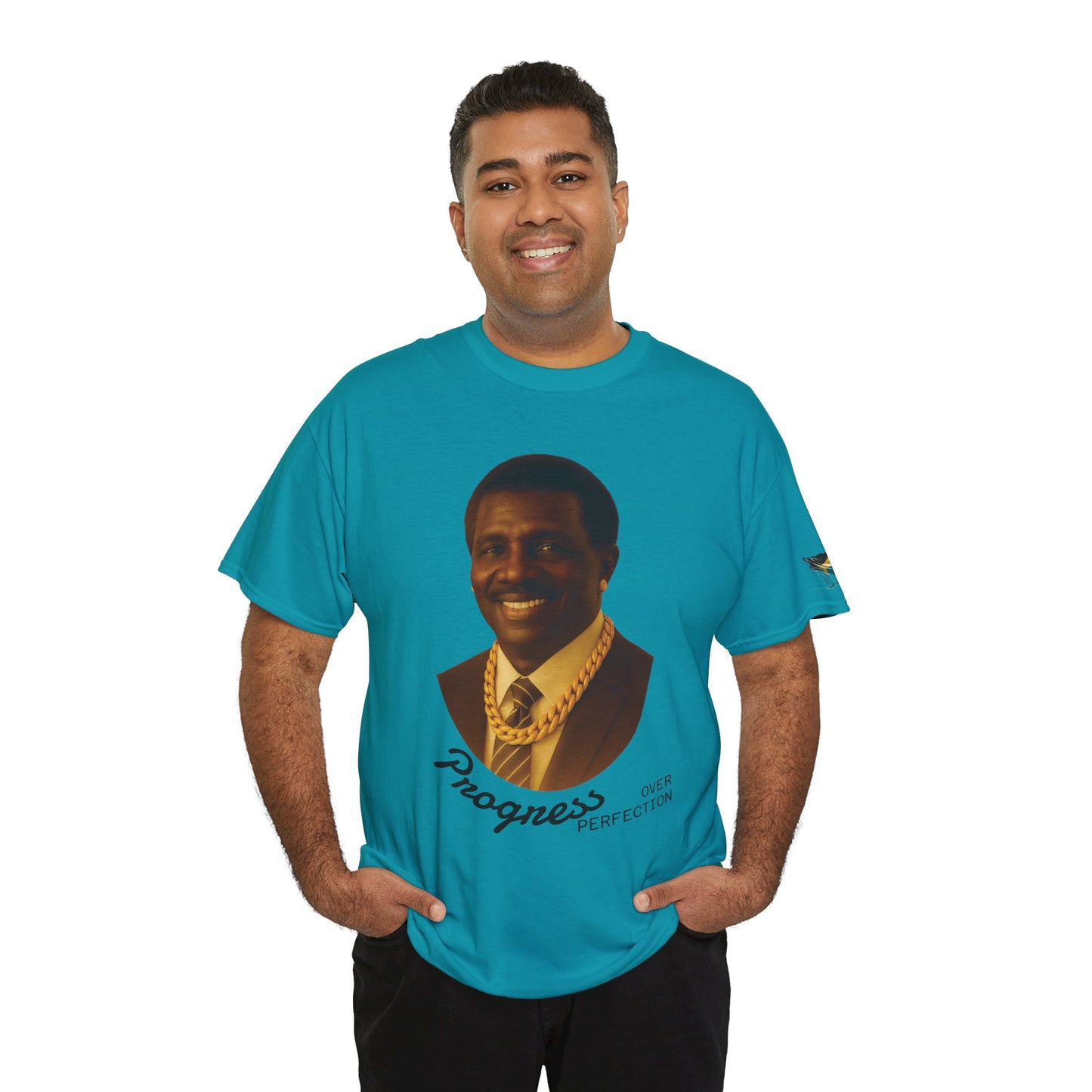 Progress Over Perfection Tee – Real Wybe King Edition