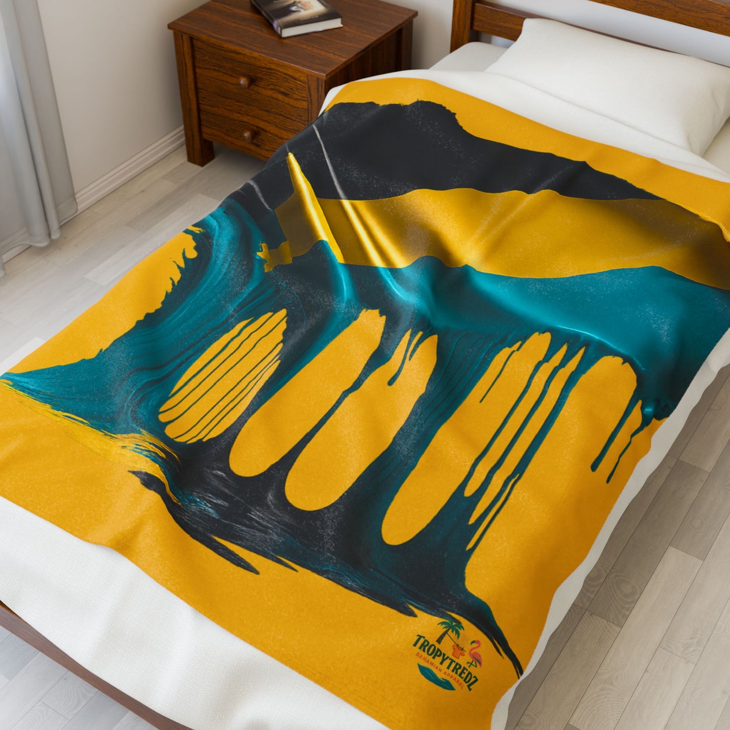 Bahamian Pride Comforter – Ocean Wave Edition