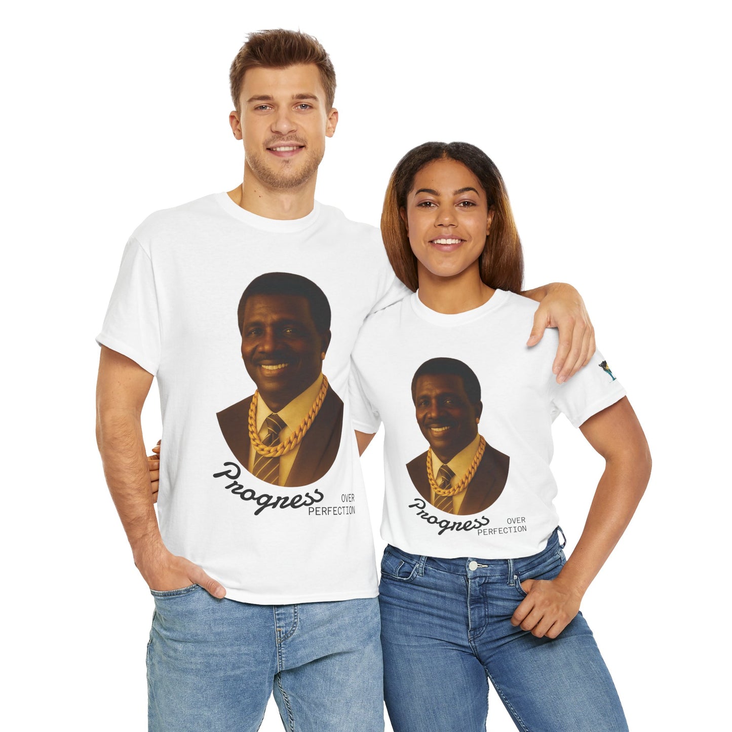 Progress Over Perfection Tee – Real Wybe King Edition