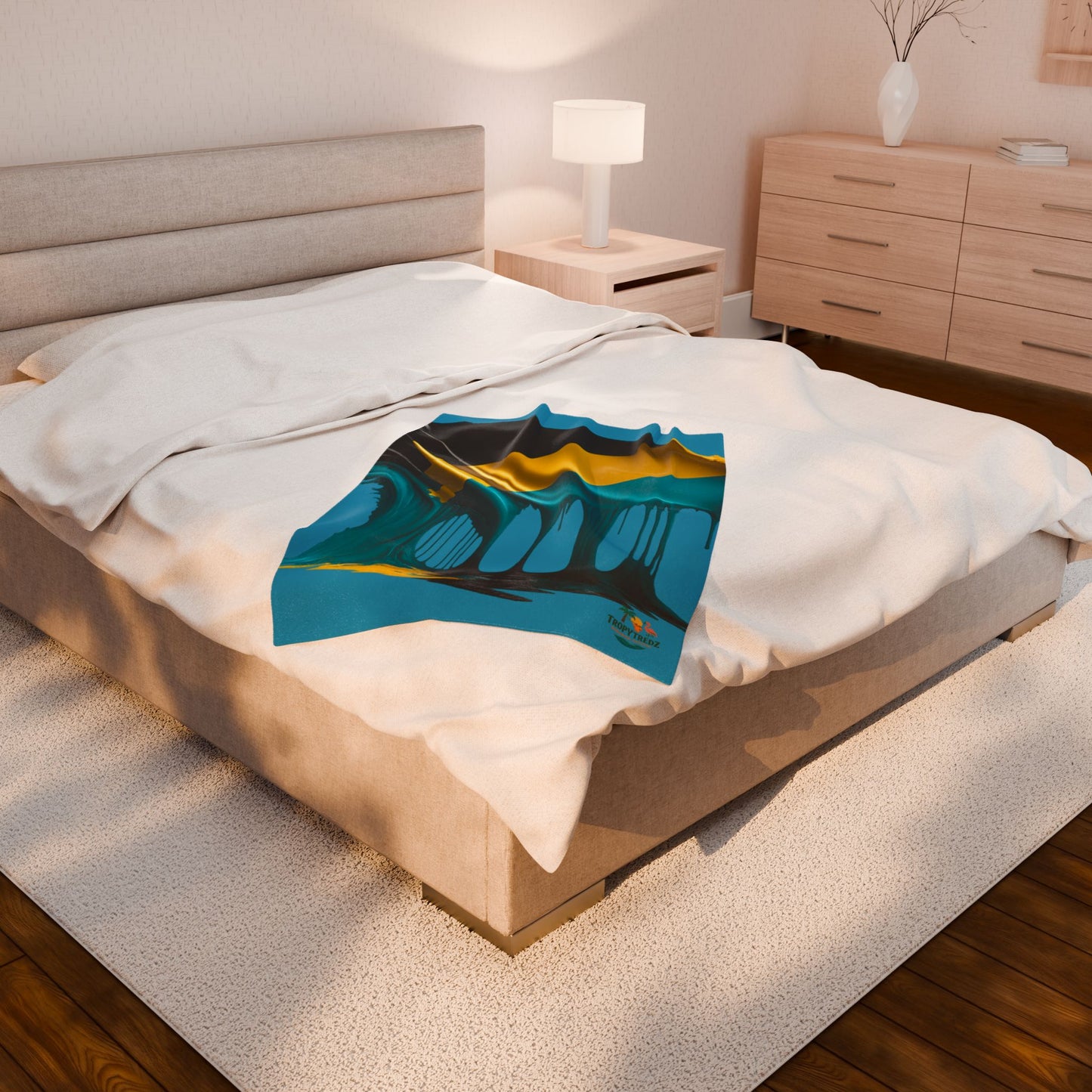 Bahamian Pride Comforter – Ocean Wave Edition