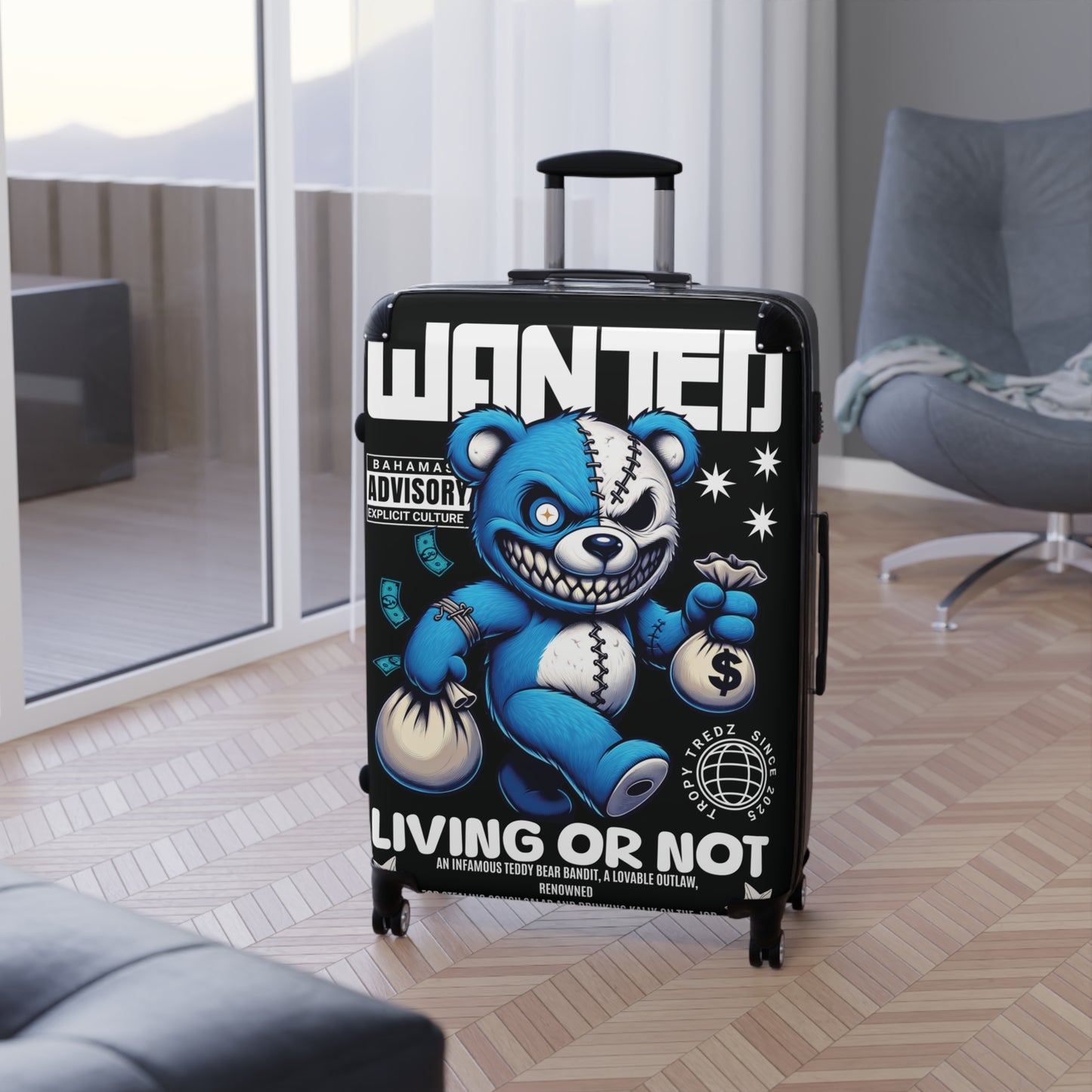 Wanted: Teddy Bandit Travel Case
