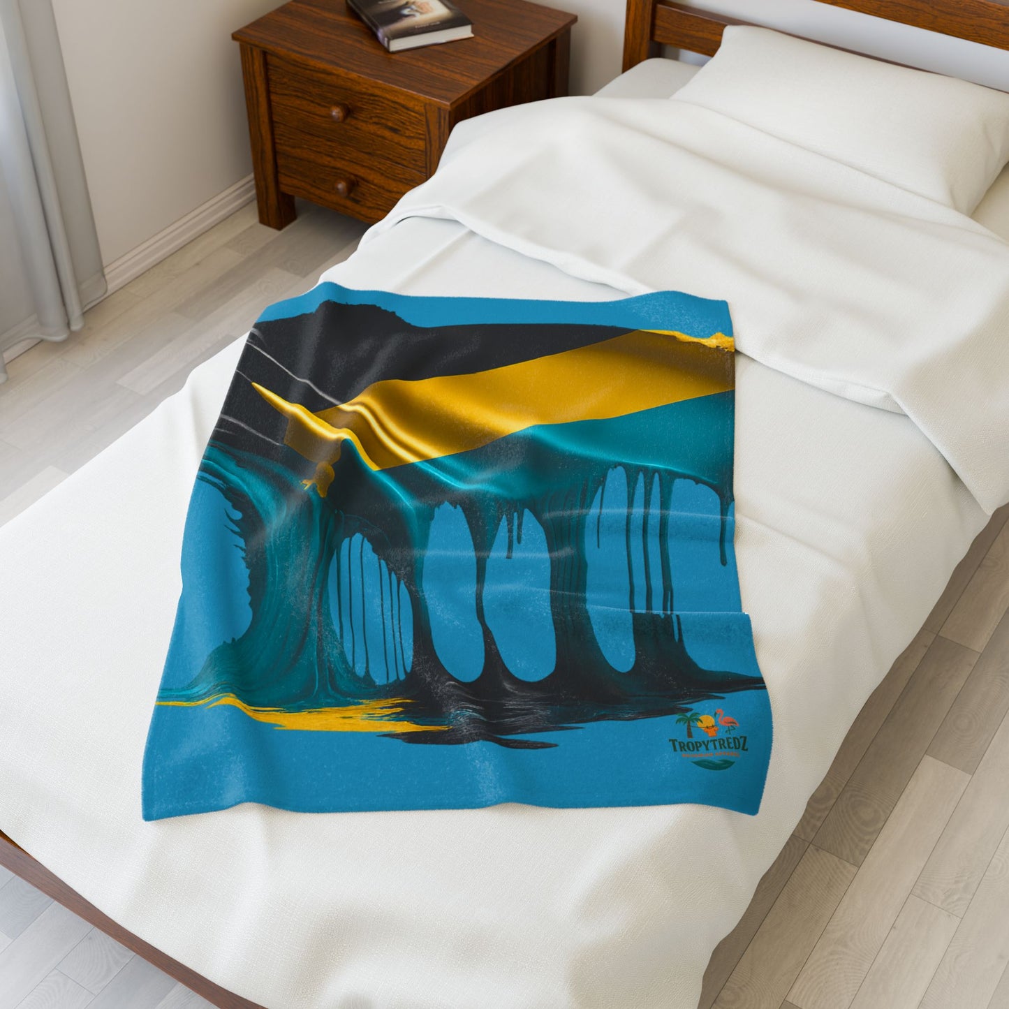 Bahamian Pride Comforter – Ocean Wave Edition