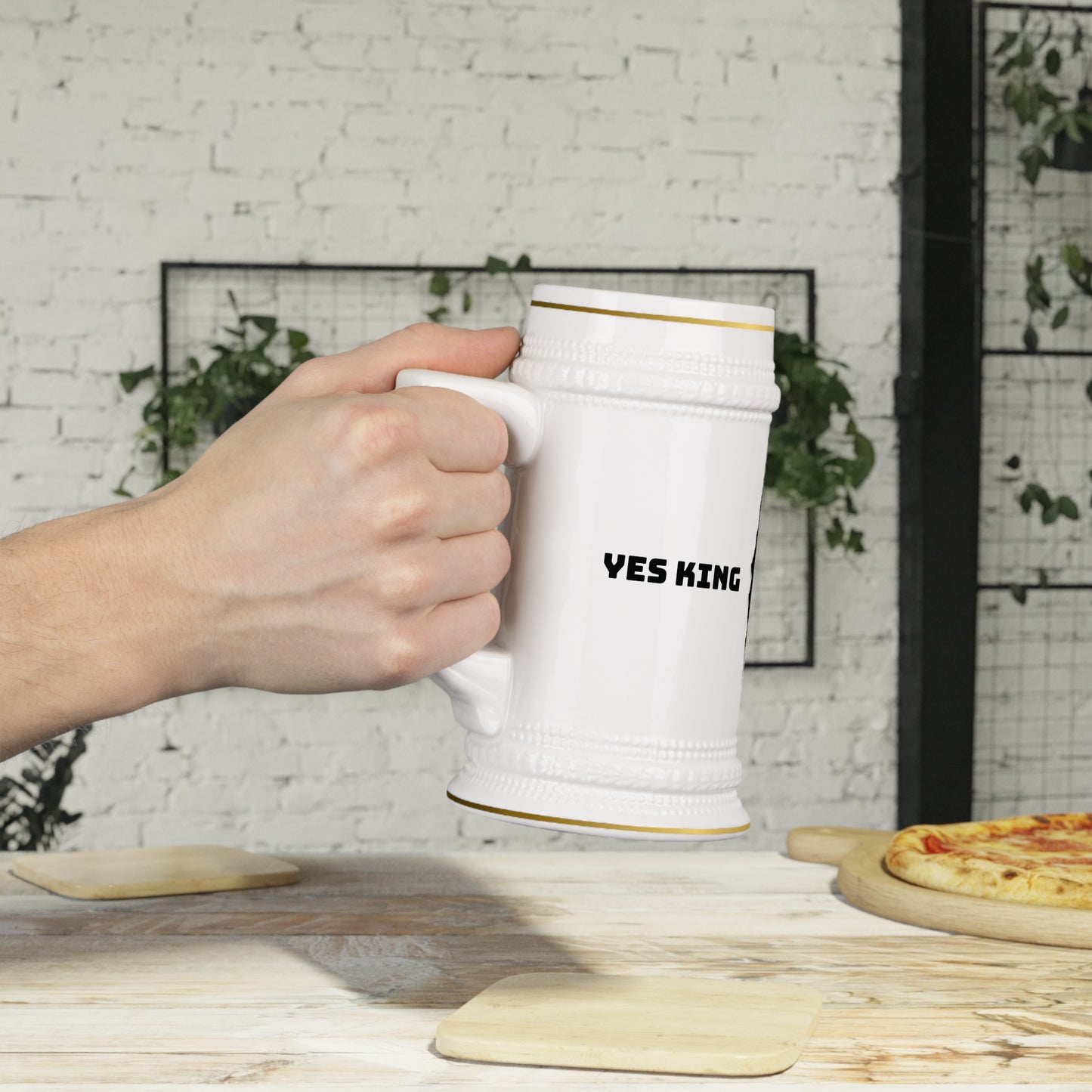 Yes King Beer Stein Mug