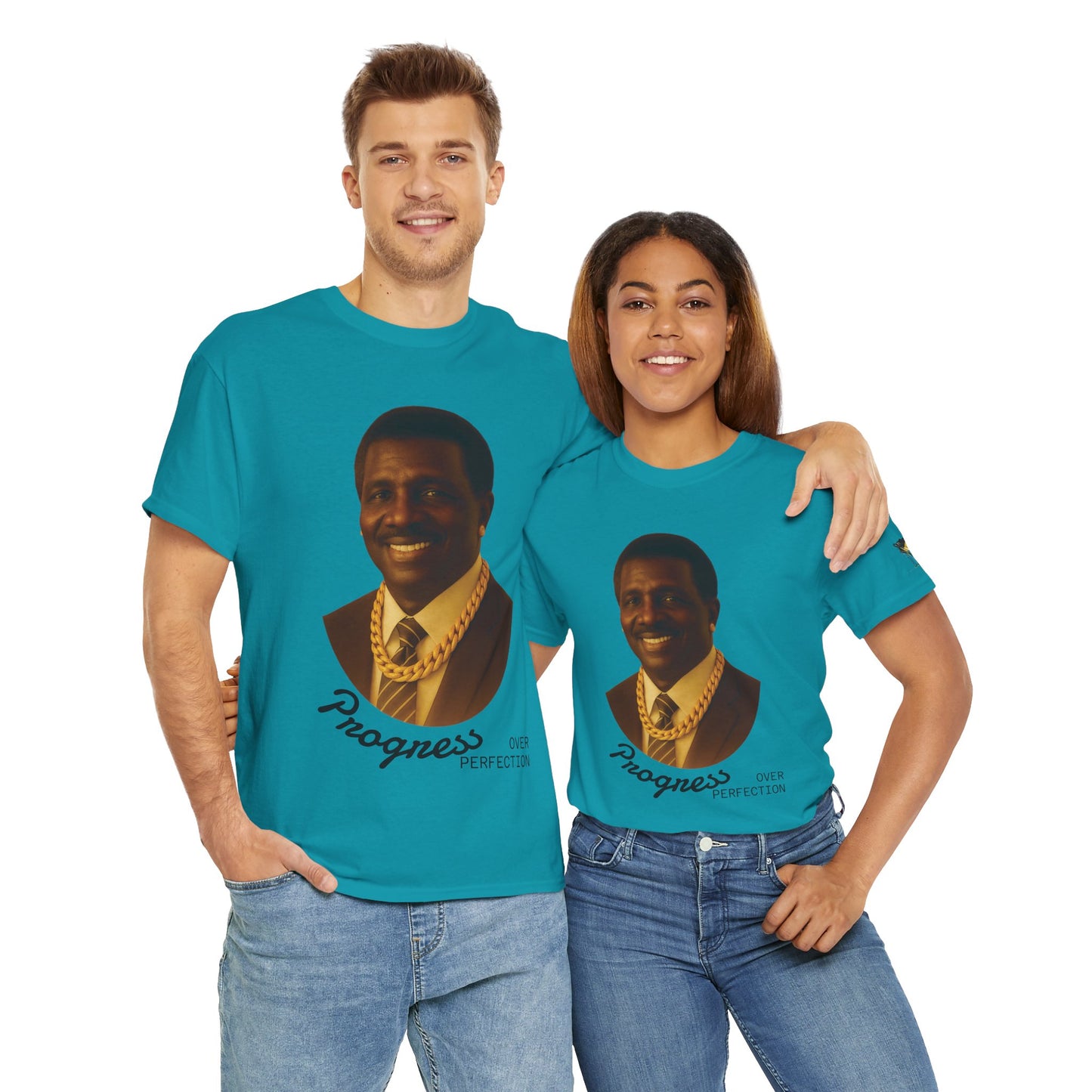 Progress Over Perfection Tee – Real Wybe King Edition