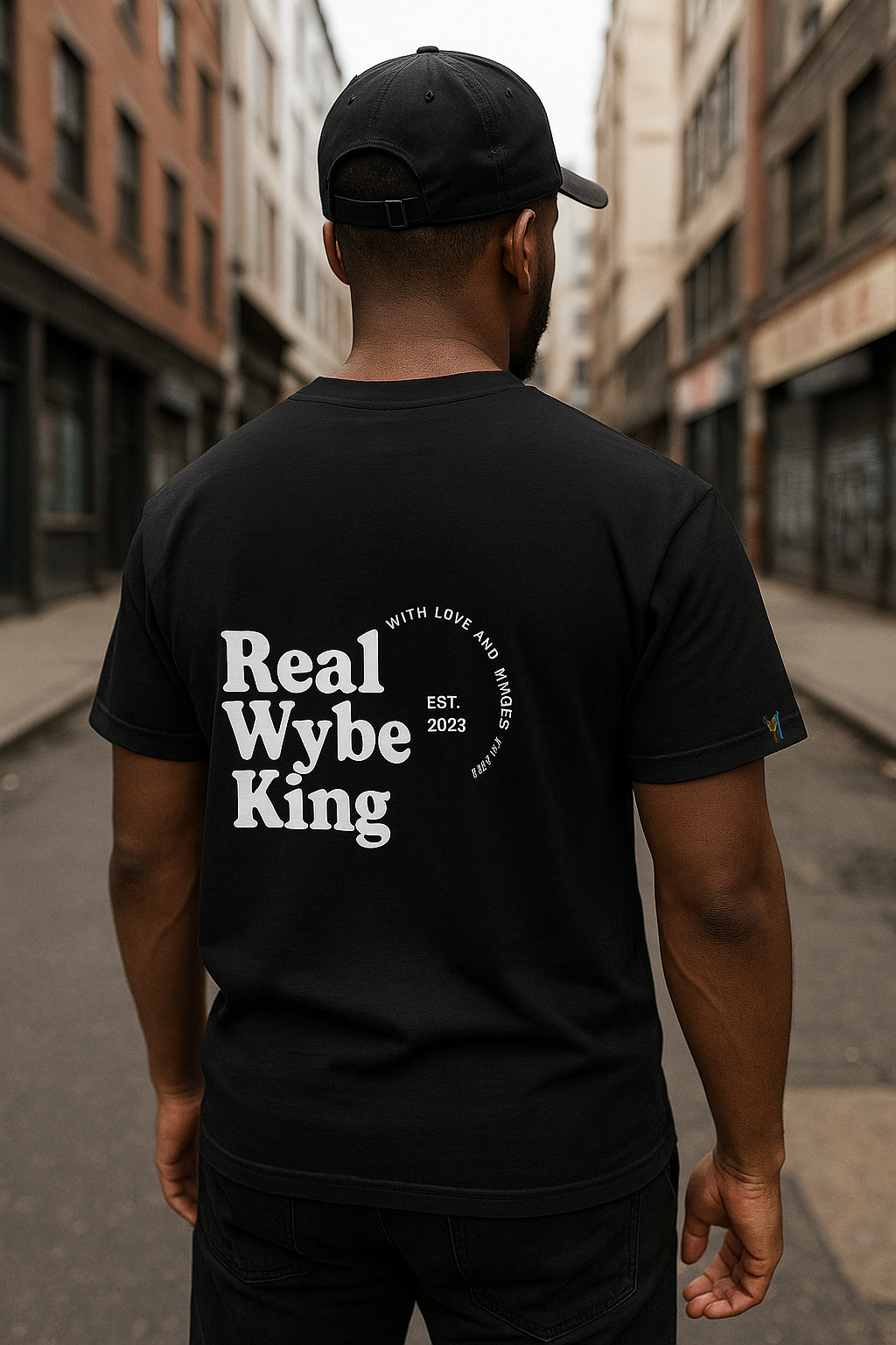 Progress Over Perfection Tee – Real Wybe King Edition