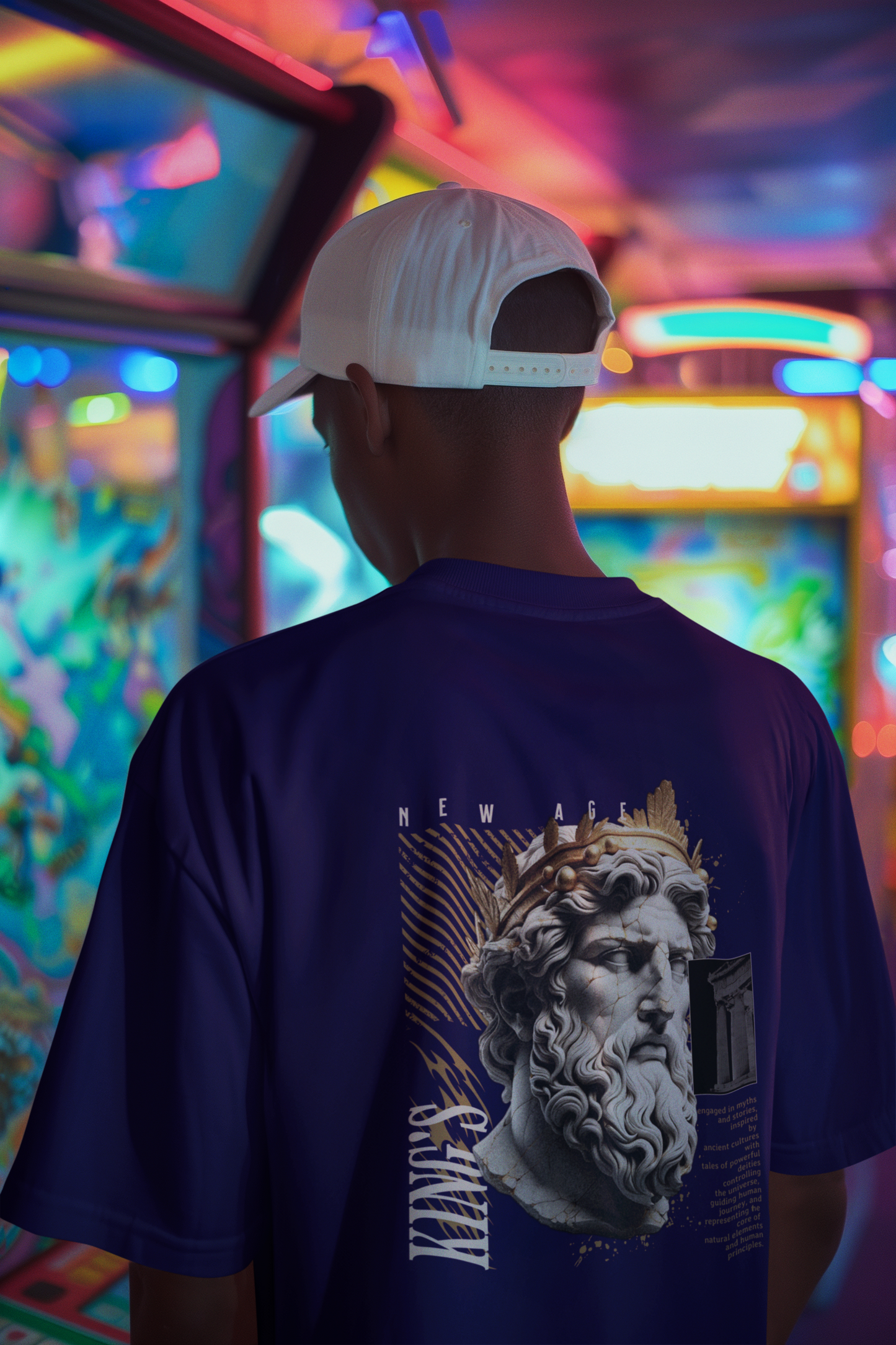 “New Age King” Streetwear Graphic Tee