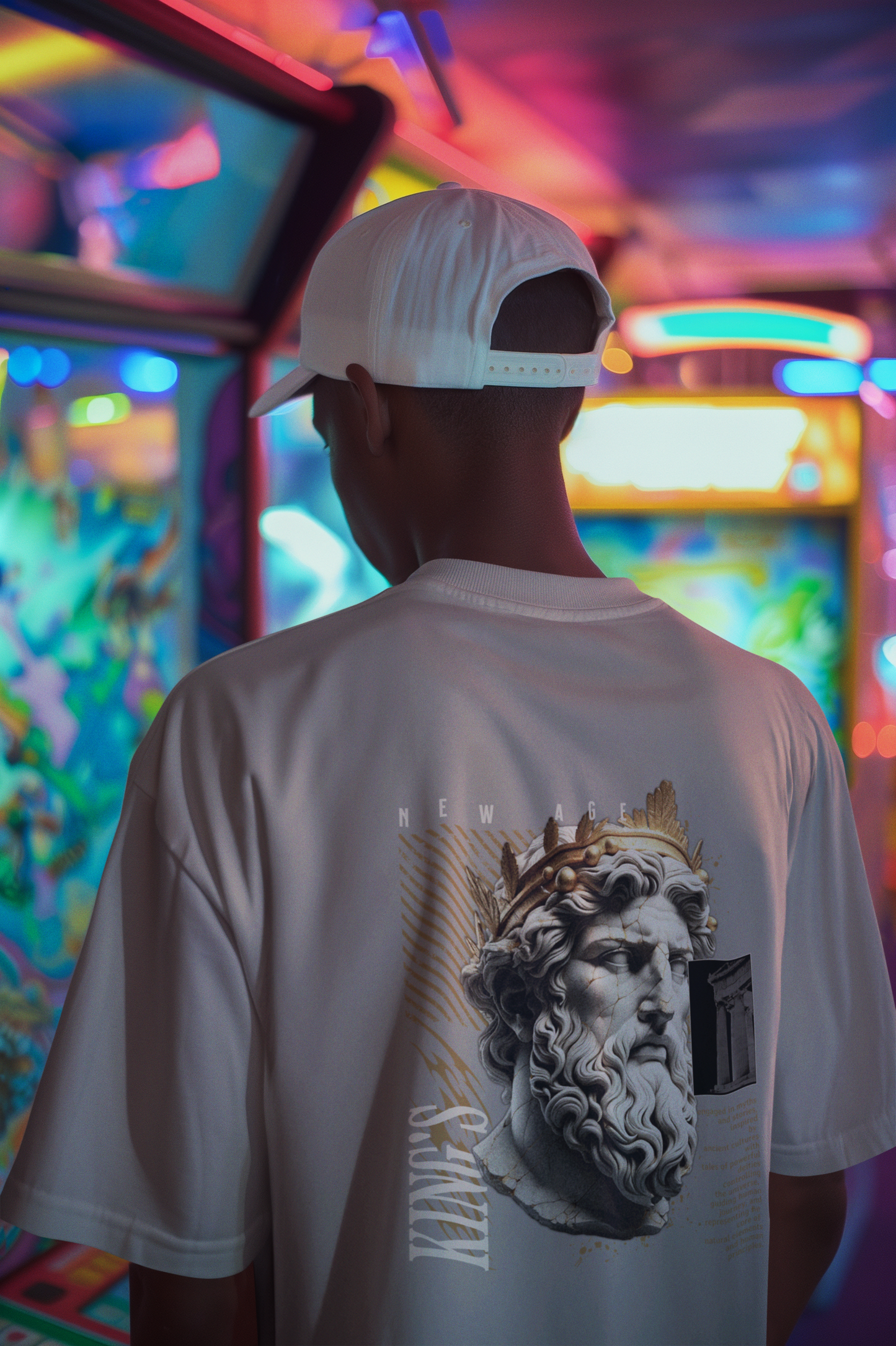 “New Age King” Streetwear Graphic Tee