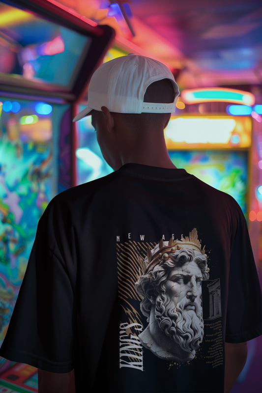 “New Age King” Streetwear Graphic Tee