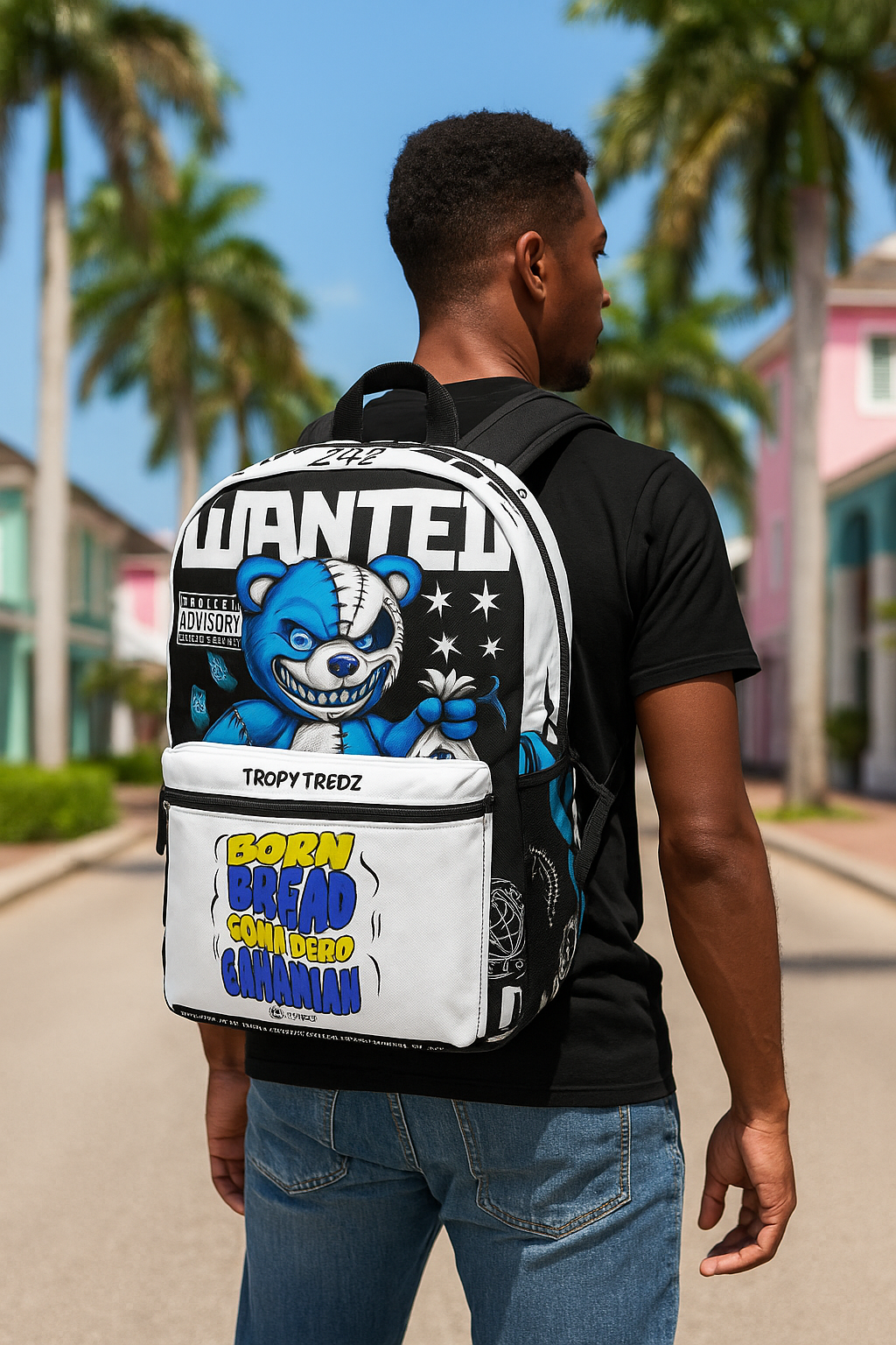 Born Bread Bahamian – "Wanted" Edition Backpack