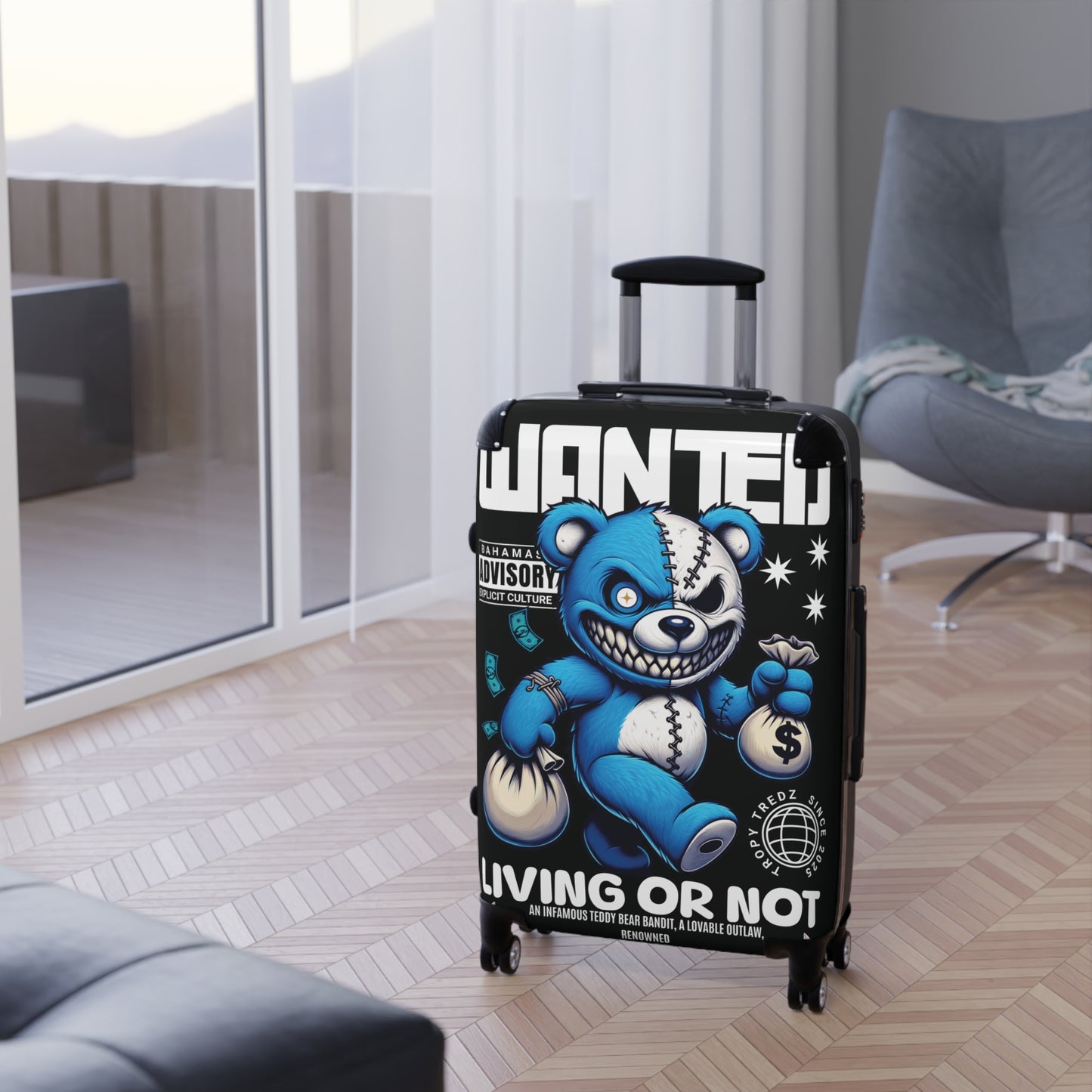 Wanted: Teddy Bandit Travel Case