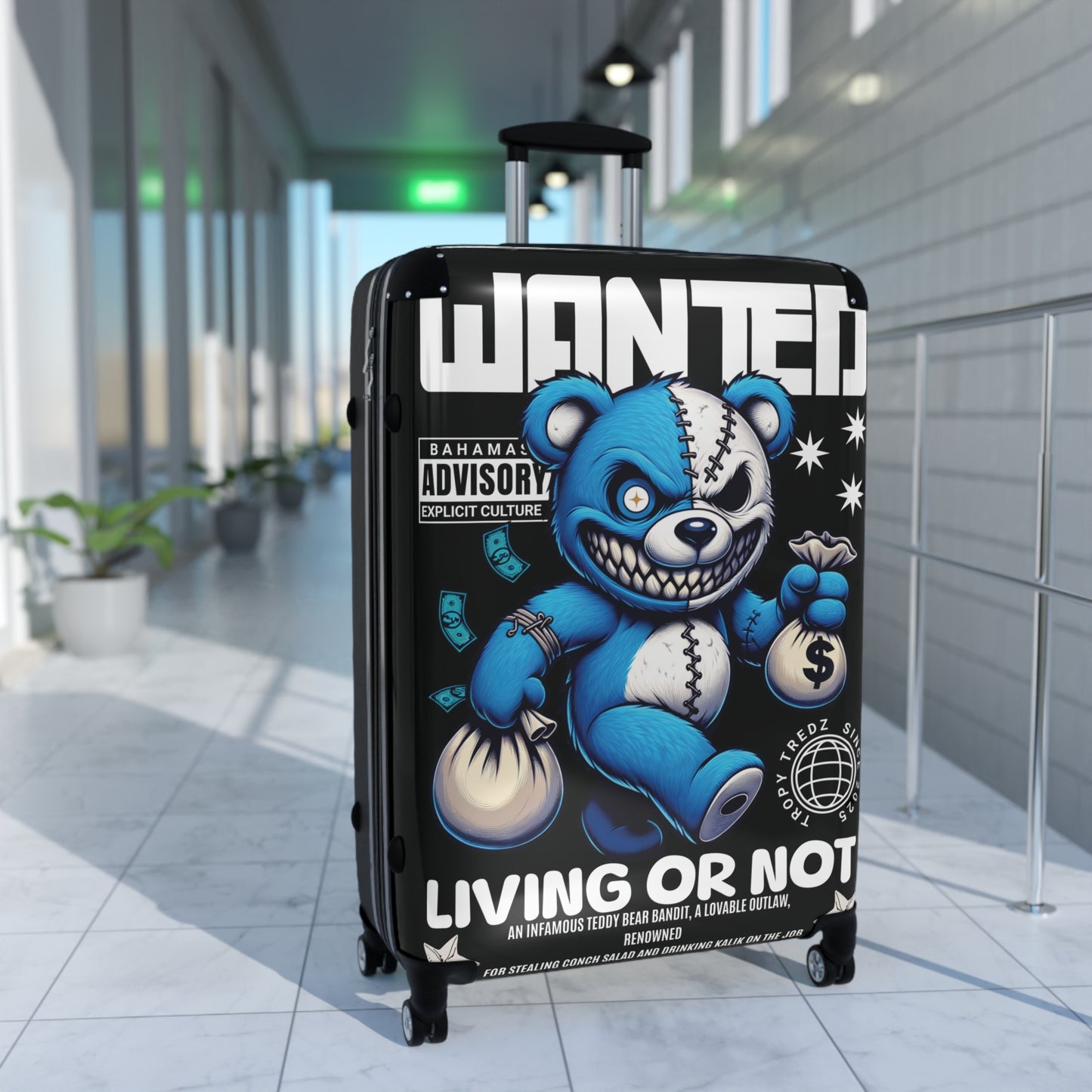 Wanted: Teddy Bandit Travel Case